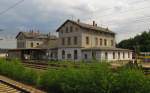 Das Bahnhofsgebude in Oschatz Hbf; 09.06.2011