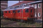 Re 10019 ex SBB stand am 26.6.2001 auf dem Abstellgleis vor der Bundespolizei Wache im HBF Osnabrück.