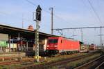 DB 185 252-4 am 14.10.2026 in Osnabr�ck Hbf. Standort: Hamburger Stra�e.