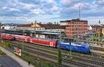 SRI 146 522-8 mit dem RE 14504 nach Bremen Hbf, am 14.10.2026 in Osnabr�ck Hbf.