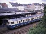 634666 am 22.8.1988 um 15.06 Uhr im unteren Bahnhof des HBF Osnabrück auf Gleis 14.
