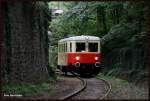 Am Osnabrücker Dampftag am Piesberg pendelte der T 2 von MEM auf dem Anschlussgleis zum alten Brecher.