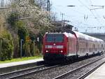 146 124 mit RE2 nach Osnabrück in Brock=Ostbevern, 14.04.2021