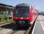 440 706-0 des Donau-Isar Express steht am 26.