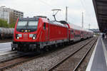 DB: Sämtliche RE Karlsruhe-Stuttgart werden mit der BR 147 geführt.