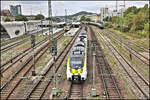Betriebspause f�r den DB ET 442620 am 23.9.2026 um 12.04 Uhr im HBF Pforzheim.