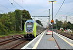 445 040-2 und 445 0?? (Bombardier Twindexx Vario) von DB Regio Schleswig-Holstein (DB Regio Nord) als RE 21028 (RE70) von Hamburg Hbf nach Kiel Hbf durchfahren den Bahnhof Pinneberg auf der