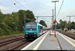 245 215-9 der Paribus-DIF-Netz-West-Lokomotiven GmbH & Co. KG, vermietet an DB Regio Schleswig-Holstein (DB Regio Nord), als RE 11028 (RE6) von Hamburg-Altona nach Westerland(Sylt) durchfährt den Bahnhof Pinneberg auf der Bahnstrecke Hamburg-Altona–Kiel (KBS 103).
[5.8.2019 | 18:55 Uhr]