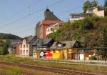 Werbung fr das DDR Grenzbahnhof Museum am Bahnhof Probstzella; 15.08.2012