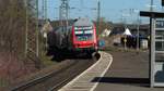 Einfahrt für die RB 27 (Mönchengladbach - Koblenz) in Friedrich Wilhelmshütte richtung Koblenz.Das ist übrigens die einzigste Linie die den Bahnhof anfährt also dort