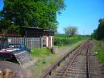 Bahnhof Nienstdt auf der RStE (10.5.08)