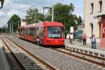 Anlsslich des 130-jhrigen bestehens der Strecke St.Egidien-Stollberg(Sachs.),gab es auf dem Bahnhof Stollberg ein Eisenbahnfest.Zu Gast war auche eine Variobahn der City-Bahn-Chemnitz.