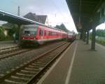 Eine RB Richtung Dsseldorf HBF und eine Euregiobahn aus Aachen in Grevenbroich sehr ungewhnlich 