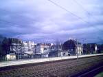 Bahnhof Falkensee bei Berlin, 21. Januar 2007, Bahnsteig Gleis 1 Richtung Nauen, Oranienburg