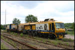 Ein seltener Gast im Bahnhof Rathenow war am 30.5.2007 der Schienenfräszug SF03FFS von Alpha Rail Team.
