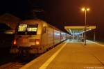 182 004-2  Porsche  DB Regio AG - Region Nordost kam mit dem RE2 (RE 37384) aus Cottbus mit +15min in Rathenow an. 21.10.2011