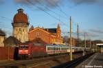 101 137-8 mit dem IC 142 von Berlin Ostbahnhof nach Schiphol (Airport) in Rathenow.