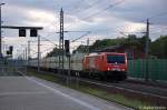 WLE 81 (189 801-4) WLE - Westflische Landes-Eisenbahn GmbH mit dem Warsteiner Bierzug nach Grobeeren, in Rathenow. 30.05.2012 