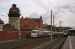 401 585-5  Freilassing  als ICE 373 von Berlin Ostbahnhof nach Interlaken Ost in Rathenow. 08.11.2013