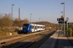 622 422-3 vlexx GmbH wartete in Rathenow auf ihren Einsatz am Nachmittag. 07.11.2014