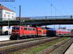 RE 4246 nach Nrnberg Hbf bei der Einfahrt in Regensburg Hbf, 8.4.2010 