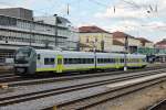 Ausfahrt am 24.06.2014 von agilis 440 406 aus dem Regensburger Hbf gen Norden.