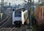 460 507-7 setzt im Bf Remagen von Gleis 4 auf Gleis 2 um - 17.01.2012