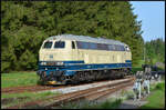 Railsystems RP 218 466-1 rangiert am Pfingstsonntag, 24.05.2026, im Bahnhof Rennsteig.