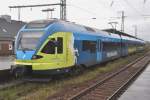 RHEINE (Kreis Steinfurt), 08.09.2011, ET 019 der Westfalenbahn als RB 65 im Endbahnhof