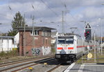 146 564-0 fährt mit IC Norddeich - Köln in Rheine ein (7.4.16).