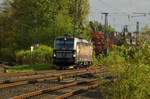 MRCE Vectron 193 875-2 kommt hier LZ in Rheydt Hbf durchgefahren gen Mönchengladbach.