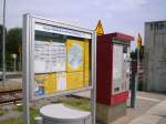 Im Bahnhof Riegel am Kaiserstuhl Ort am 10.05.2009.