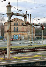 Einige alte Anlagen im Bahnhof Riesa haben bereits viele Jahrzehnte überdauert.