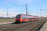 DB Moseltalbahn 442 708  Winningen  als Tfzf Richtung Magdeburg, am 20.02.2026 in Rodleben.