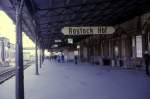 Rostock DR Hauptbahnhof Gleis 3 am 27.