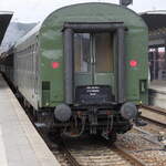 früher ein alltägliches Bild, das  Hintergesicht  eines Bghw Wagens, ohne elektrische Heizung, hier vom EVU FWL, eingestellt in den Dampfsonderzug.