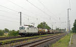 Mit einem Containerzug am Haken fuhr 193 560 am 01.07.20 durch Saarmund Richtung Potsdam.
