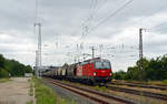 1293 050 der ÖBB führte am 01.07.20 einen Transcereal durch Saarmund Richtung Schönefeld.