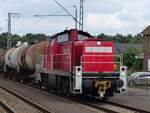 294 571 mit Kesselwagen-Übergabe in Salzbergen, 14.07.15