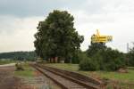 Betriebsbahnhof Schlagsdorf, ehemalige DR Strecke Guben - Forst/Lausitz