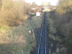 Blick auf den Schnberger Bahnhof am 24.11.07.