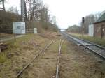 Vom berweg aus in Richtung Lbeck...links das befreite Gleis1!