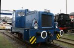 Rangierlok der Baureihe V 23 auf einer Ausstellung im ehemaligen Bahnbetriebswerk am 08.10.2006