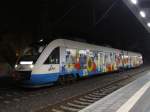 VT 706 der OLA Schwerin am 18.02.2013 im Bahnhof Schwerin Hbf