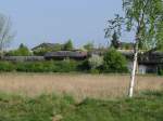 E-Lok Veolia mit Kesselwagenganzzug bei der Ausfahrt aus dem Rangierbahnhof Seelze am Sonntag, 19.04.2009, 10:05 h (Fahrzeug-Nr. leider nicht zu erkennen)