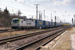 193 893-5 ITL - Eisenbahngesellschaft mbH mit dem KLV  LKW-Walter  DGS 42339 von Herne nach Paskov in Stendal.