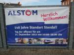 Am 07.09.2013 war dieses schne Plakat zu lesen am RAW Stendal.