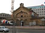15.3.2010 Berlin, Stettiner Vorortbahnhof whrend der Restauration.