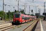 Verstärkerzug auf RE 3 | Bereitstellung von RE 33593 | DB 442 635 und 442 321 | Stralsund Hbf [WSR] | Juni 2023