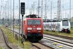 STRALSUND (Landkreis Vorpommern-Rügen), 14.07.2025, DB 189 055-7 abgestellt in Stralsund Hbf